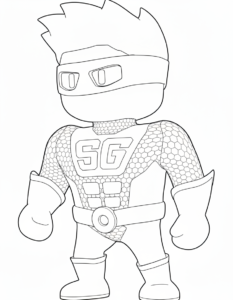 coloriage Stumble Guys update a dessiner et imprimer
