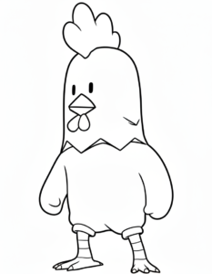 coloriage Stumble Guys update pour enfant de 7 ans