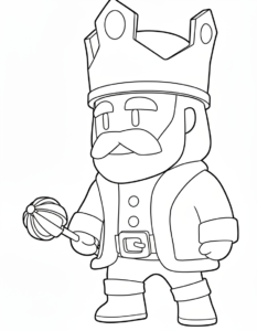 coloriage Stumble Guys update et découpage à imprimer