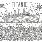 coloriage Titanic et apprentissage