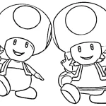 coloriage Toad pour enfant de 8 ans