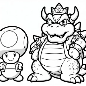coloriage Toad gratuit pour enfants