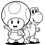coloriage Toad de pour enfants