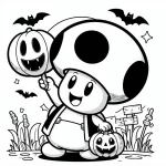 coloriage Toad a imprimer