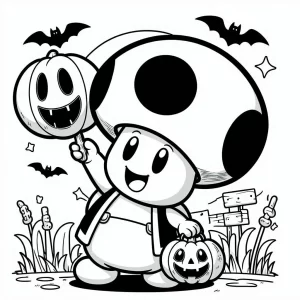 coloriage Toad a imprimer