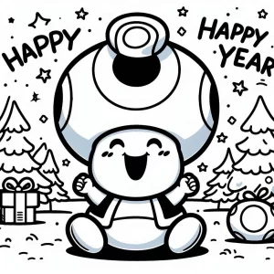 coloriage Toad de pour enfants