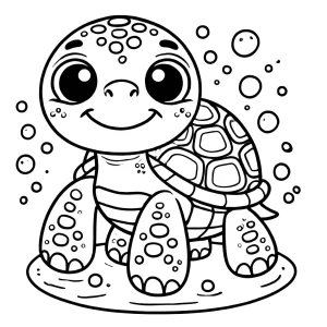 coloriage Tortue à imprimer gratuit