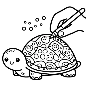 coloriage Tortue et dessin a imprimer