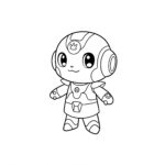 coloriage Un petit Exceed pour primaire