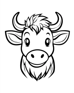 coloriage Vache à imprimer pdf gratuit