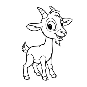 coloriage Valentino le Chevreau d