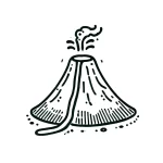 télécharger coloriage Volcan gratuit