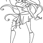 coloriage Winx a imprimer pour enfant de 4 ans