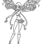 coloriage Winx à imprimer pour enfant de 6 ans