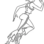 coloriage Winx à imprimer pour enfant de 2 ans