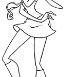 image de coloriage Winx pour enfant