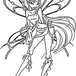 coloriage Winx a telecharger