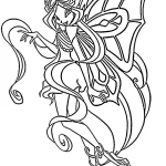 coloriage Winx à imprimer gratuitement pdf