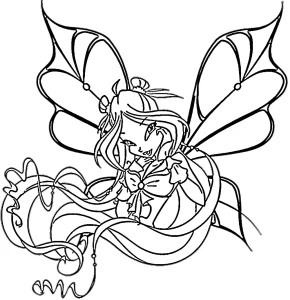 coloriage Winx à imprimer gratuitement pdf