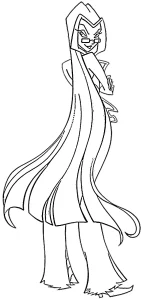 coloriage Winx a imprimer pour enfant de 4 ans