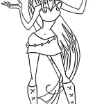 imprimer coloriage Winx gratuit