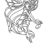 coloriage Winx pour enfant gratuit