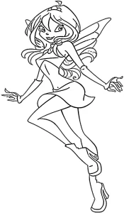 coloriage Winx pour enfants