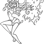coloriage Winx à imprimer pour enfant de 7 ans
