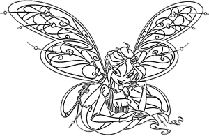 coloriage Winx pour enfants