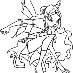 coloriage Winx pour enfants a imprimer gratuit