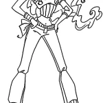image pour coloriage Winx enfant