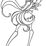 coloriage Winx pour primaire