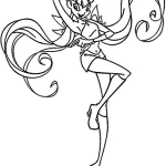 coloriage Winx a dessiner en ligne