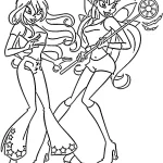 coloriage Winx a imprimer gratuit