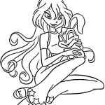 coloriage Winx à imprimer