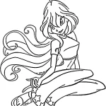 coloriage Winx à imprimer pour enfant de 12 ans