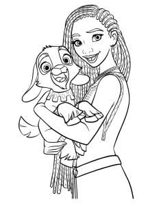 coloriage Wish à imprimer pour enfants