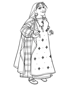 coloriage Wish educatif pour enfant