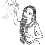 coloriage Wish et découpage à imprimer
