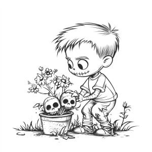 coloriage Zombie en ligne