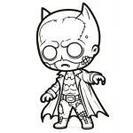 coloriage Zombie gratuit à imprimer