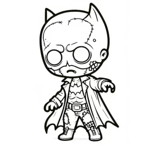 coloriage Zombie gratuit à imprimer