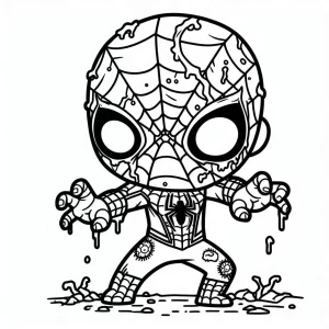 coloriage Zombie gratuit à imprimer