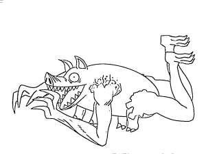 coloriage Zoochosis pour enfant de 4 ans