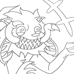 coloriage Zoochosis pour enfant de 6 ans