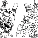 coloriage Zoochosis pour enfant à imprimer