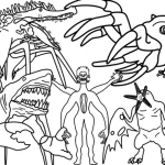 coloriage Zoochosis pour enfant de 4 ans