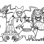 image de coloriage Zoochosis pour enfant