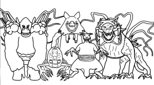 image de coloriage Zoochosis pour enfant