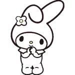 coloriage Kuromi à imprimer gratuit
